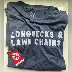 Longneck and lawn chairs tee shirt